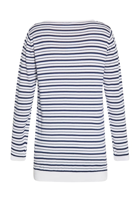 usha Jumper Dames wit + marine - Image 4