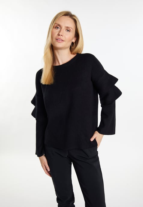 usha Jumper Dames zwart - Image 3