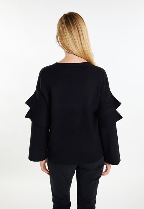 usha Jumper Dames zwart - Image 4