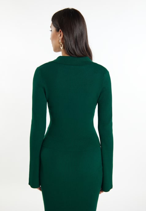 Faina Jumper Dames Smaragdgroen - Image 4
