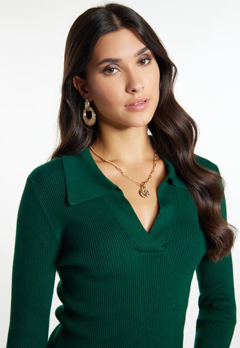 Faina Jumper Dames Smaragdgroen - Image 5