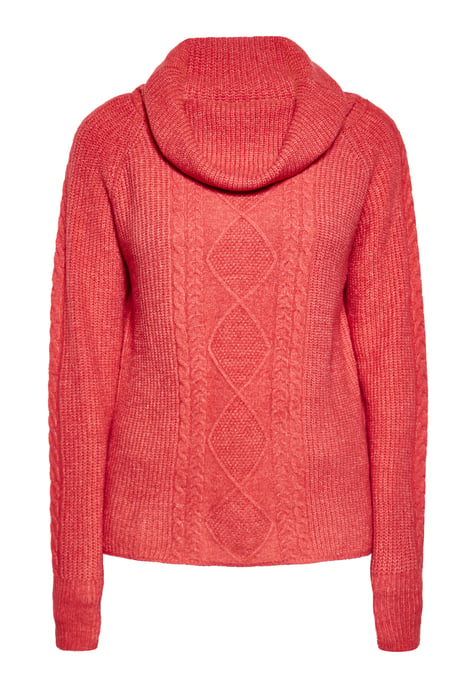 usha Gebreide trui Dames Vintage rood - Image 1