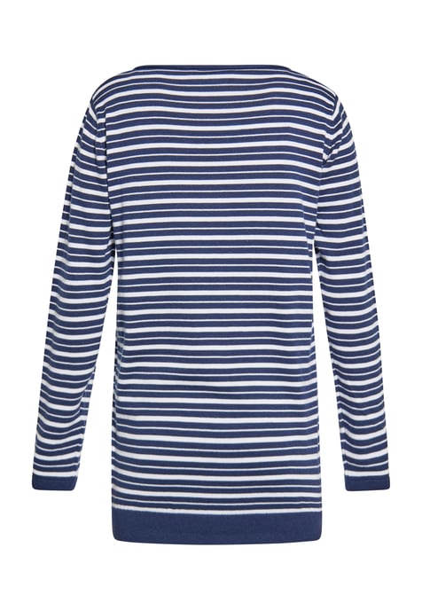 usha Jumper Dames marine wit - Image 4