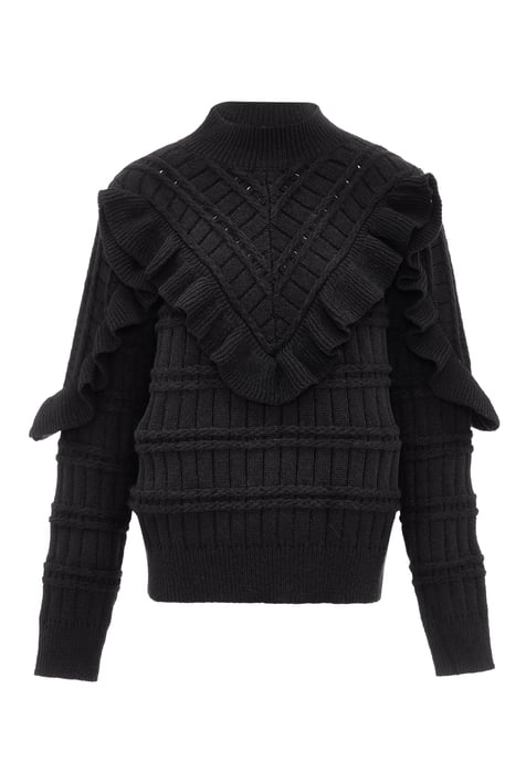 Faina Jumper Dames zwart - Image 1