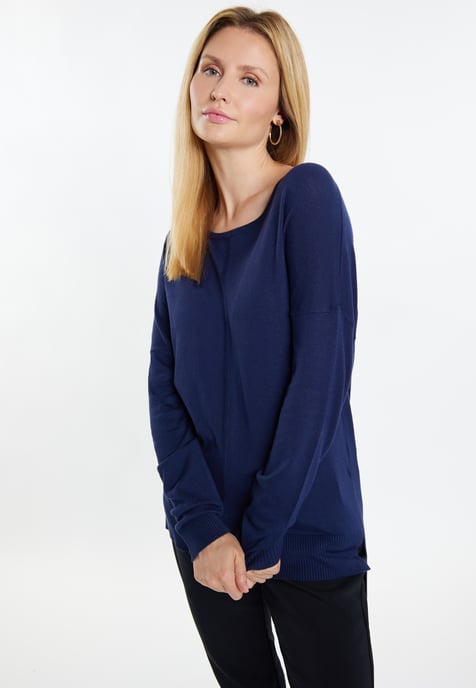 usha Gebreide trui Dames marine - Image 3
