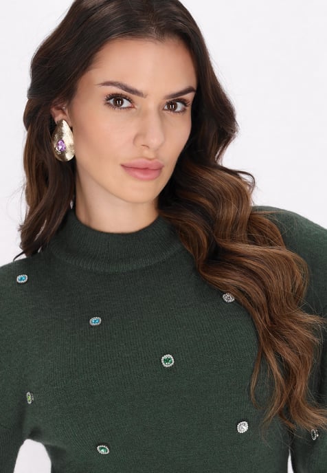 Faina Jumper Dames donkergroen - Image 5