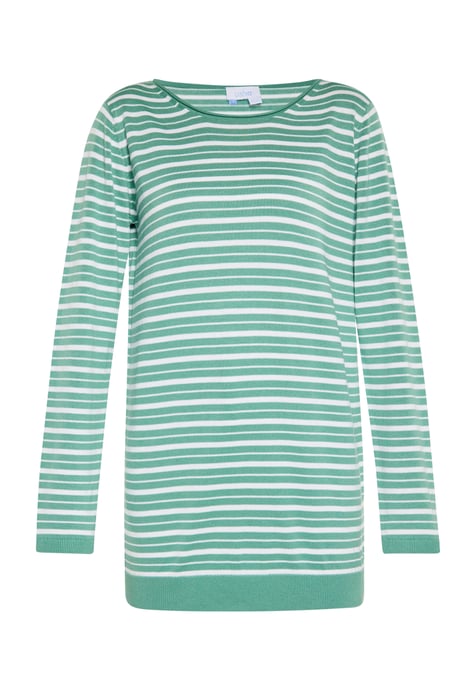 usha Jumper Dames LICHTGROEN WIT - Image 1