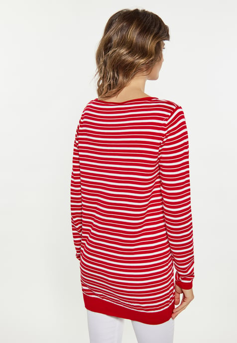 usha Jumper Dames rood wit - Image 5