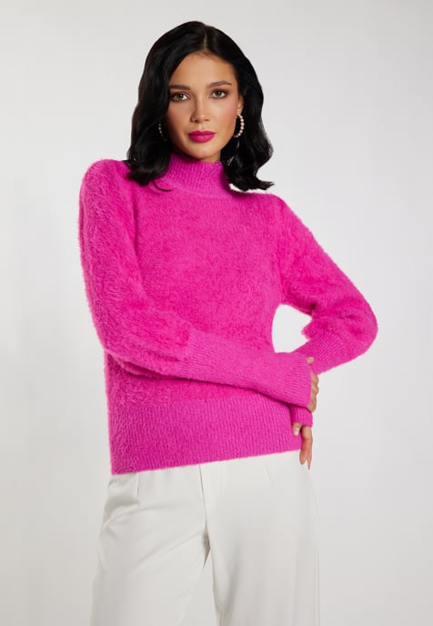Faina Gebreide trui Dames roze - Image 5