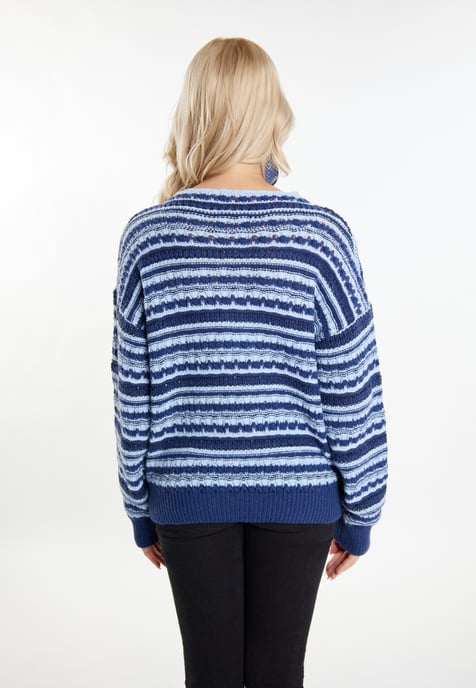 IZIA Jumper Dames Navy Veelkleurig - Image 4