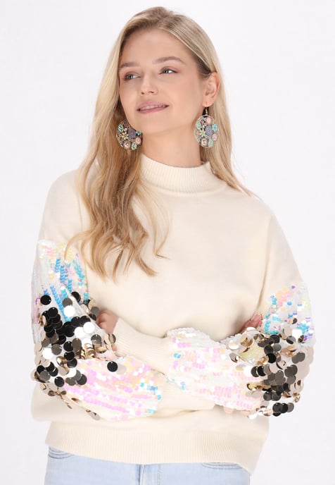 IZIA Jumper Dames wolwit - Image 3