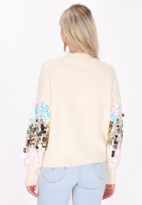 IZIA Jumper Dames wolwit - Image 4
