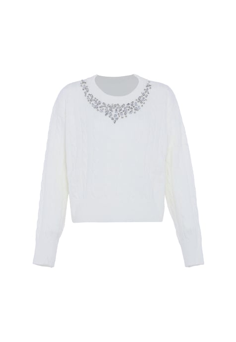 Faina Jumper Dames wolwit - Image 1