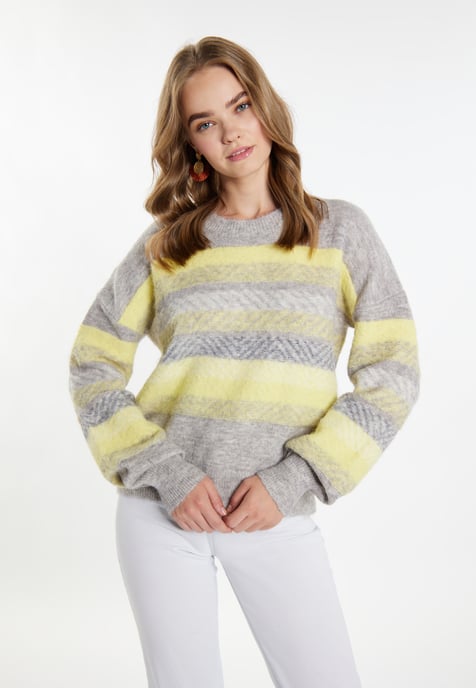 IZIA Jumper Dames Grijs Veelkleurig - Image 3