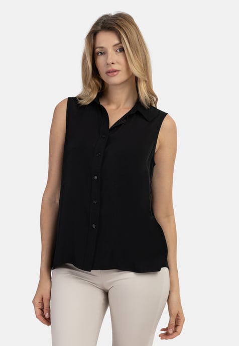 usha Blouse top Dames zwart - Image 3