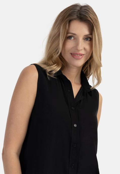 usha Blouse top Dames zwart - Image 5