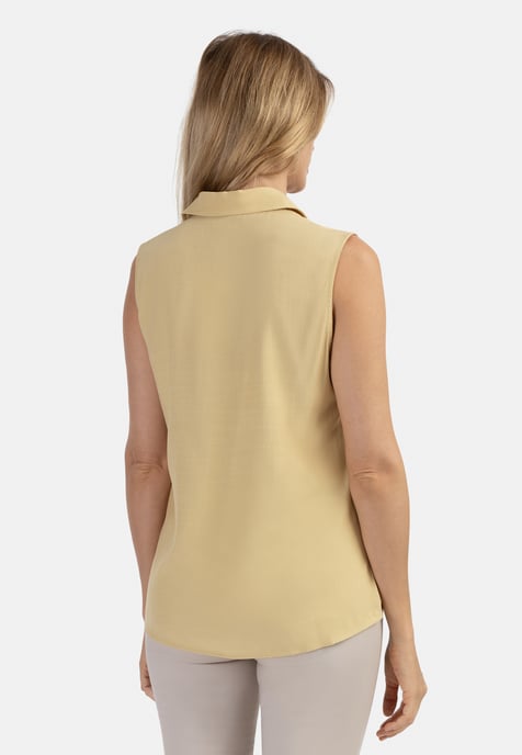 usha Blouse top Dames lichtgeel - Image 4