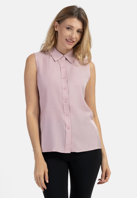 usha Blouse top Dames oud roze - Image 3