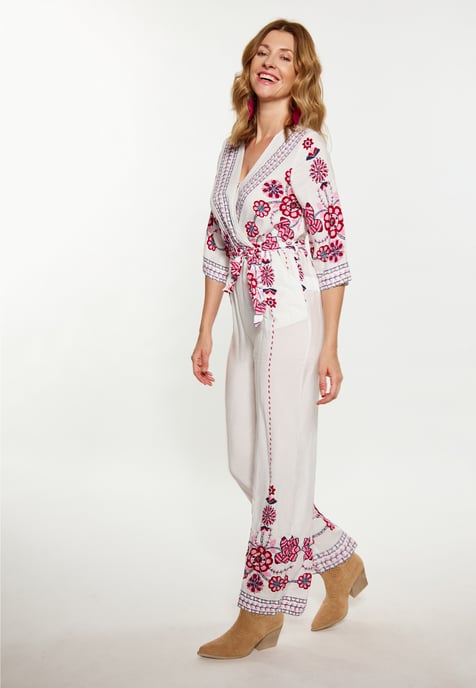 usha Jumpsuit Dames Wit Veelkleurig - Image 3