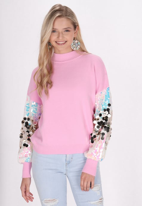 IZIA Jumper Dames lichtroze - Image 3
