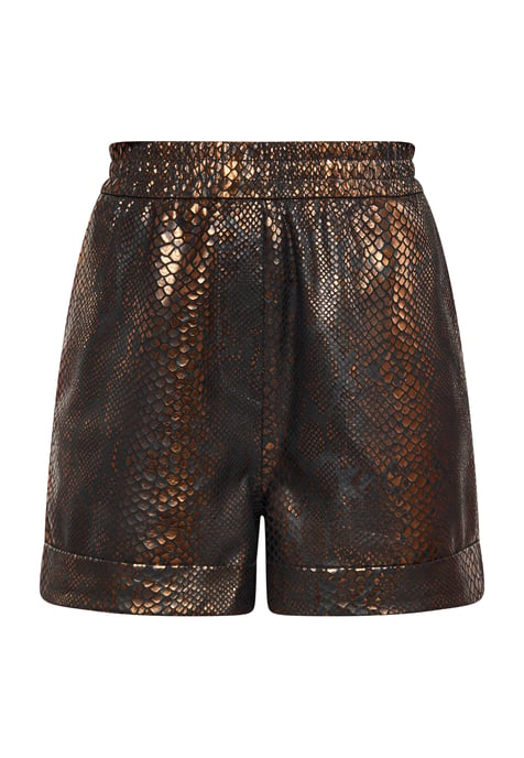 Faina Korte broek Dames zwart koper - Image 1