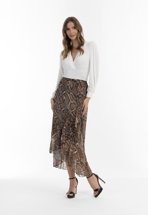 Faina midirok Dames beige slang - Image 2