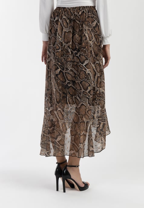 Faina midirok Dames beige slang - Image 4