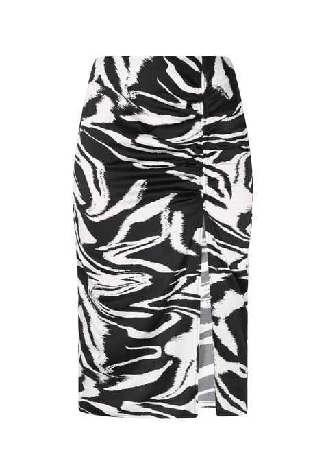 Faina rok Dames zwart en wit - Image 1