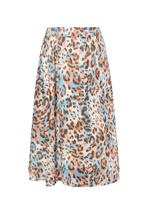 Faina Rok met luipaardprint Dames Beige Veelkleurig - Image 1