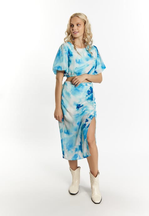 IZIA Rock Dames Blauw Veelkleurig - Image 2