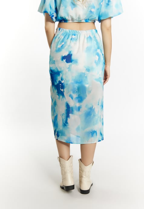 IZIA Rock Dames Blauw Veelkleurig - Image 4