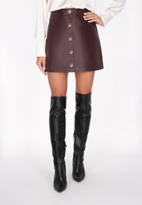 Faina rok vrouwen bordeaux - Image 3