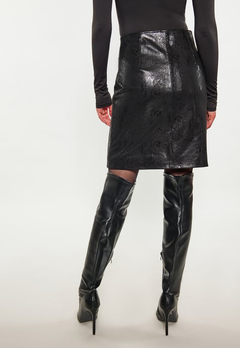 Faina Rock Dames Slang Zwart - Image 4