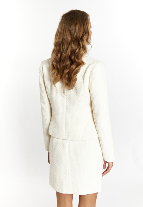 Faina Minirok van bouclé Dames wolwit - Image 4
