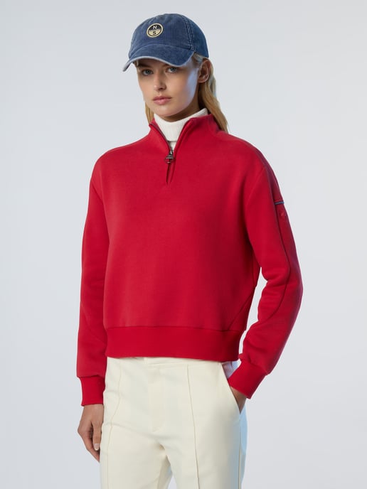 North Sails Sweatshirt met halve rits Winter fleece - Image 1