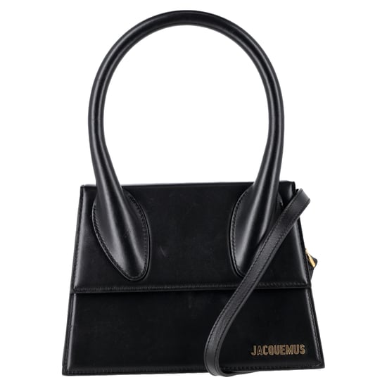 Jacquemus Le Grand Chiquito handtas met handvat in zwart leer - Image 1