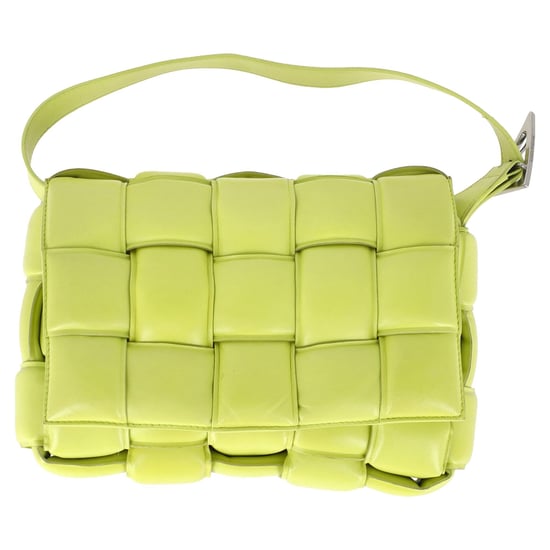 Bottega Veneta gewatteerde cassette schoudertas in pastelgroen lamsleer - Image 1