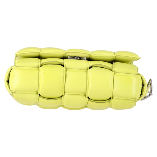 Bottega Veneta gewatteerde cassette schoudertas in pastelgroen lamsleer - Image 2