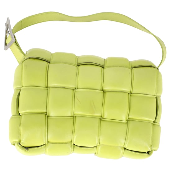 Bottega Veneta gewatteerde cassette schoudertas in pastelgroen lamsleer - Image 4