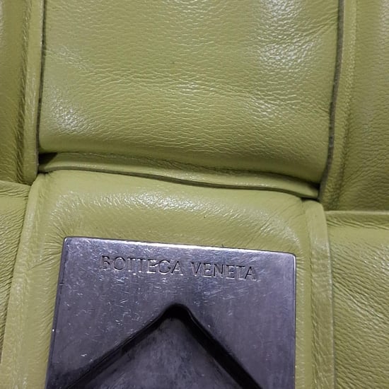 Bottega Veneta gewatteerde cassette schoudertas in pastelgroen lamsleer - Image 5