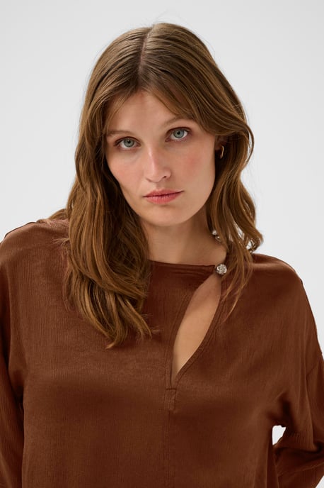 Blouse met korte mouwen SLMirabella Blouse met korte mouwen Loose fit - Image 3
