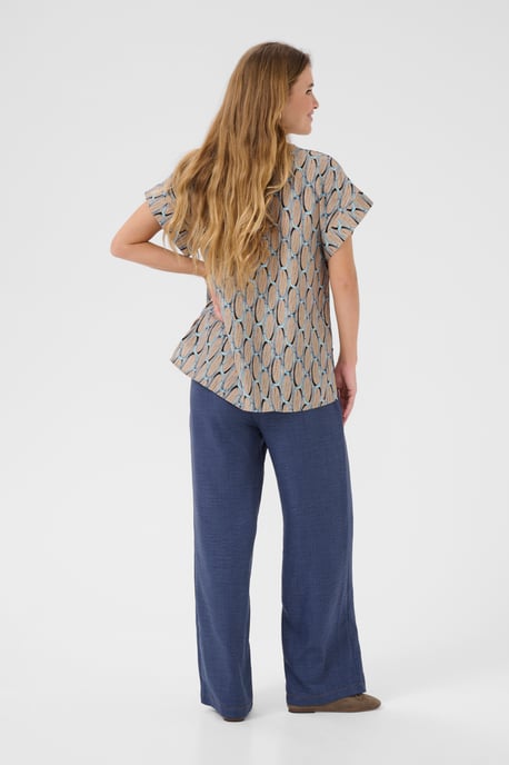 Blouse met korte mouwen CUbae Blouse met korte mouwen Relaxed fit - Image 2