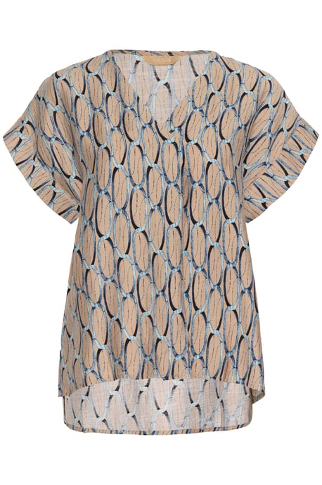 Blouse met korte mouwen CUbae Blouse met korte mouwen Relaxed fit - Image 4