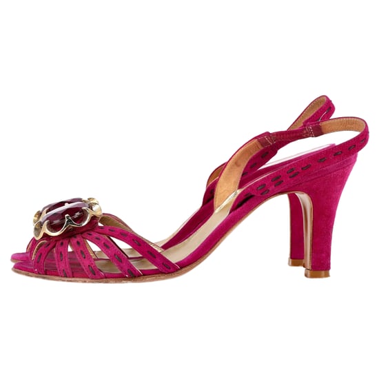 Marc Jacobs slingback sandalen in roze suède - Image 5