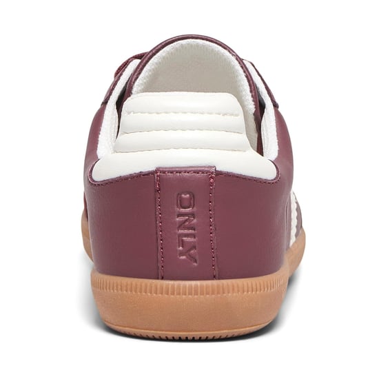 ONLY Amber Polyester Dames Burgundy/cream Sneakers - Image 2