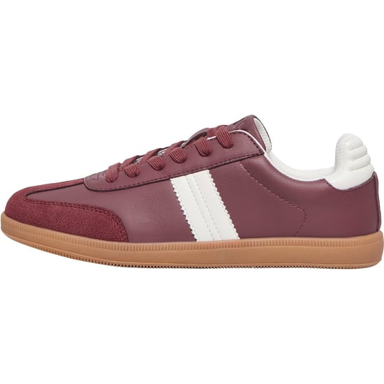 ONLY Amber Polyester Dames Burgundy/cream Sneakers - Image 4