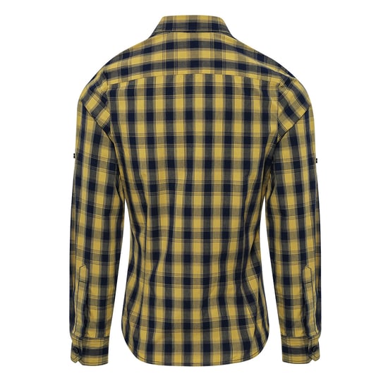 Premier Dames/Dames Mulligan Geruit Katoenen Shirt Met Lange Mouwen (Kameel/Zwaar) - Image 2