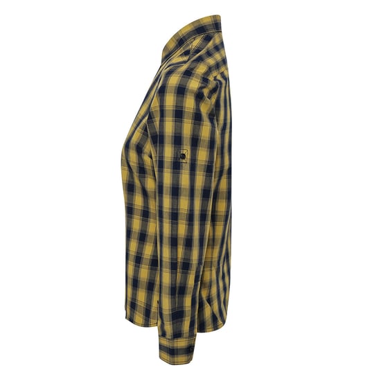 Premier Dames/Dames Mulligan Geruit Katoenen Shirt Met Lange Mouwen (Kameel/Zwaar) - Image 3