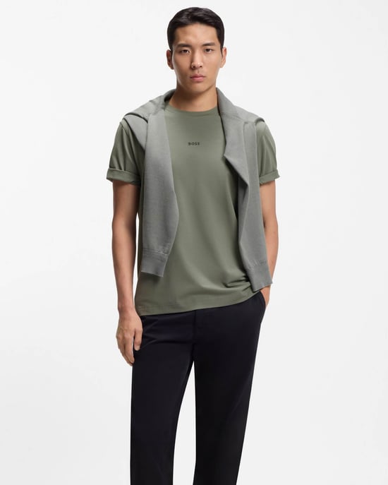 TChup Crew Neck T-Shirt in Saliegroen - Image 4