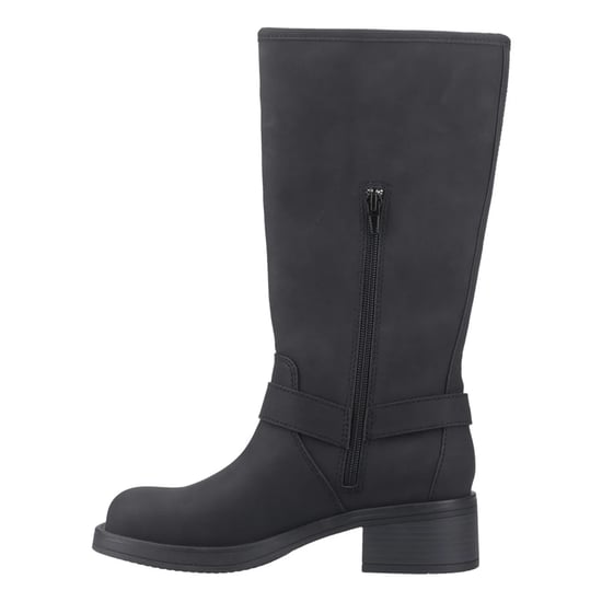 Rocket Dog Dames/Dames Nash Hoge Biker Laarzen (Zwart) - Image 1